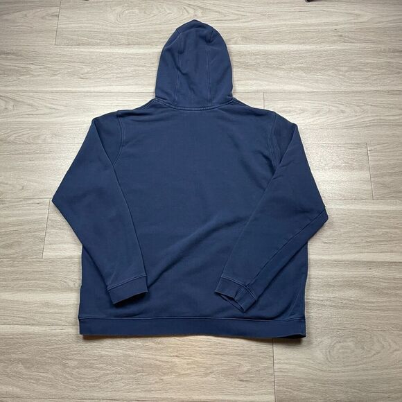 Nike Hoodie Mens Extra Large Blue Swoosh Sweatshirt Fleece Soccer - Picture 4 of 9